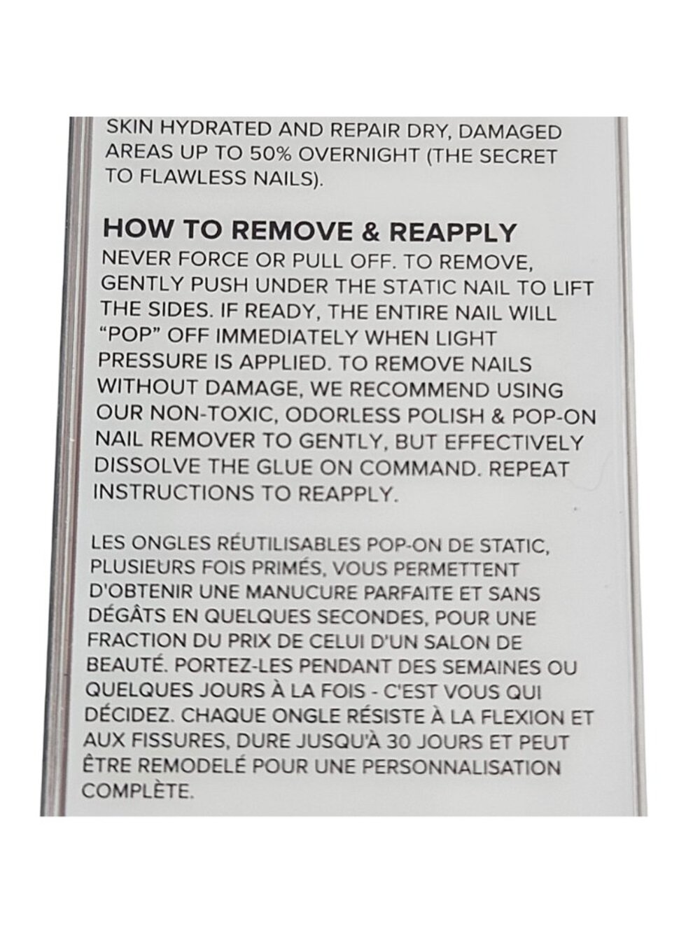 Static Nails Reusable Pop On Manicures Up to 30 Days Jet Setter Round NIP - Picture 10 of 11